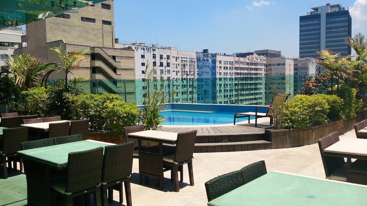 Hotel Atlantico Tower Ρίο ντε Τζανέιρο Εξωτερικό φωτογραφία Rooftop pool of a hotel in Santiago de Chile